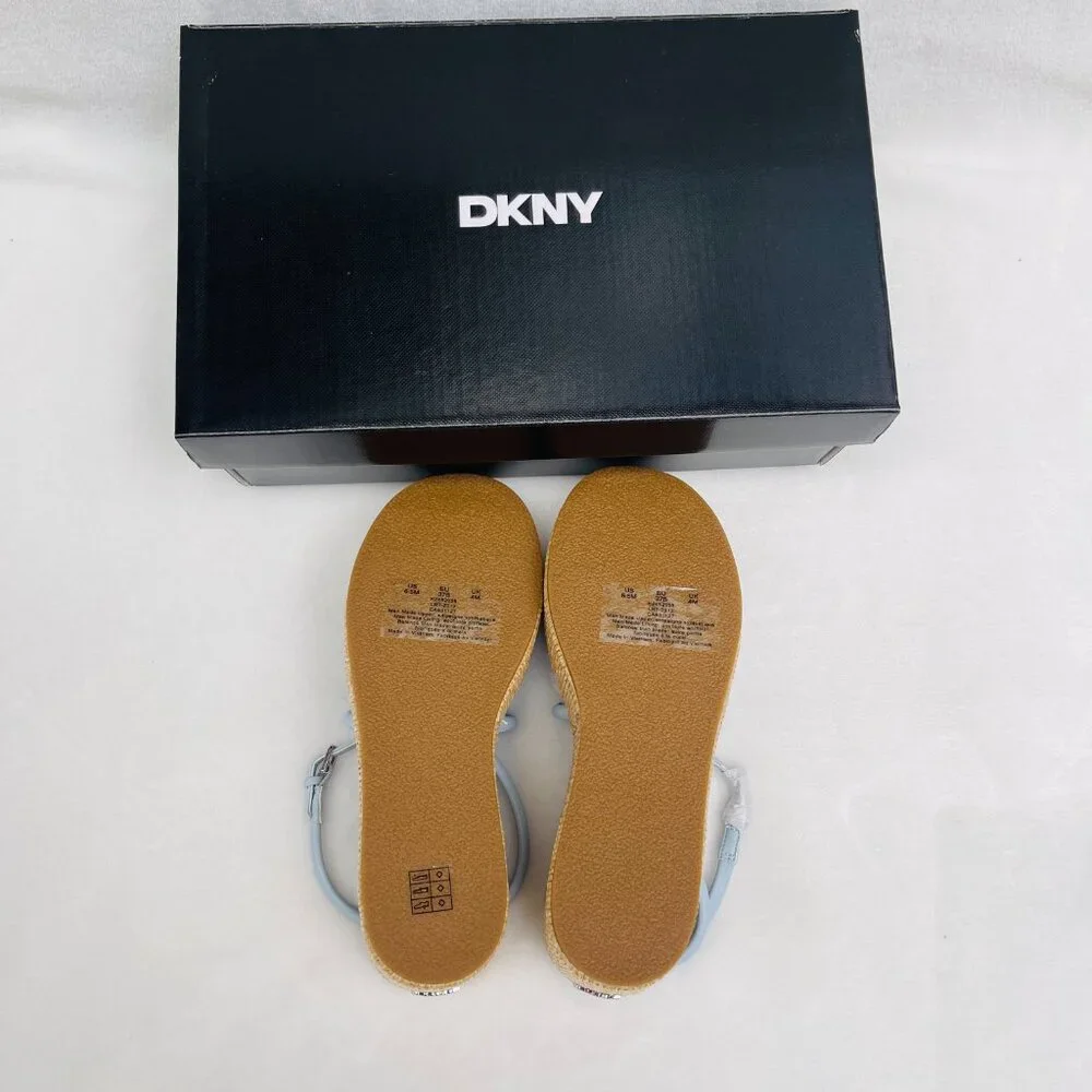 NIB DKNY Cyrilla Strappy Platform Wedge Sandals